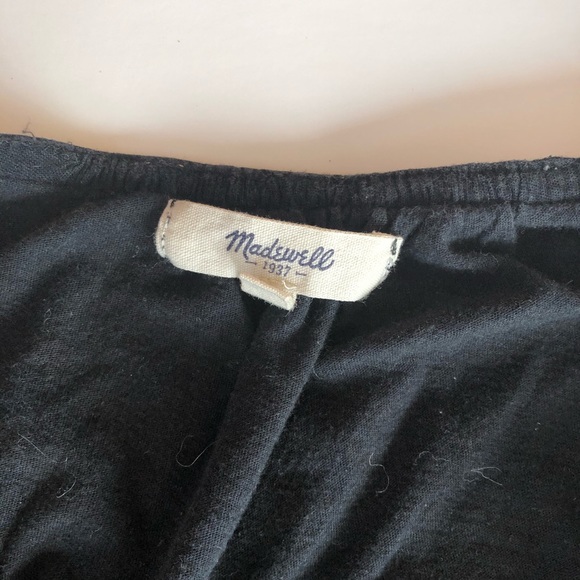 Madewell Black Embroidered Top - Picture 3 of 5